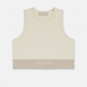 Essentials Fear of God Womens Wheat Sport Tank Top
